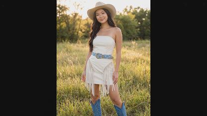 Denim Cowboy Boots