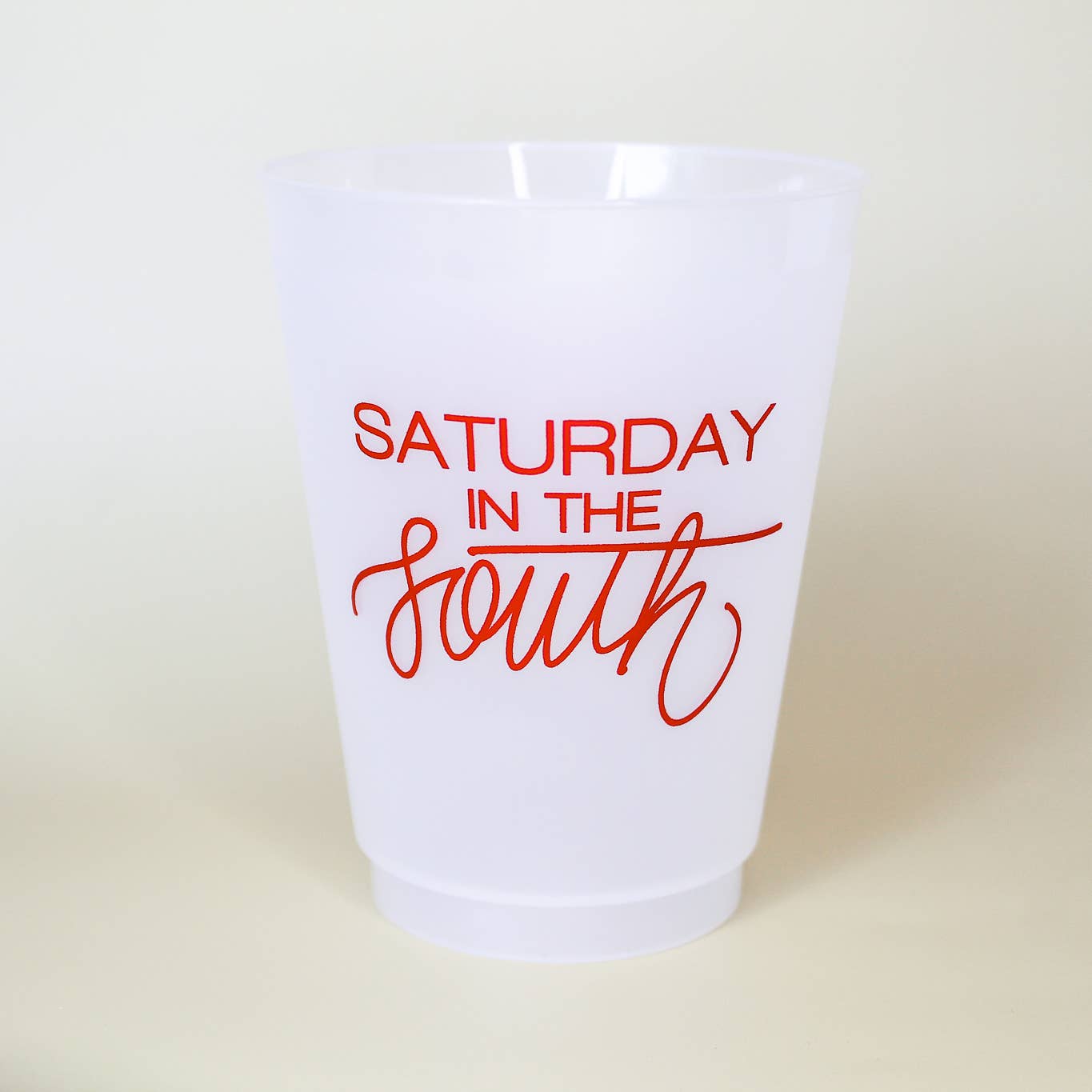 Saturday In The South Frosted Cups Set