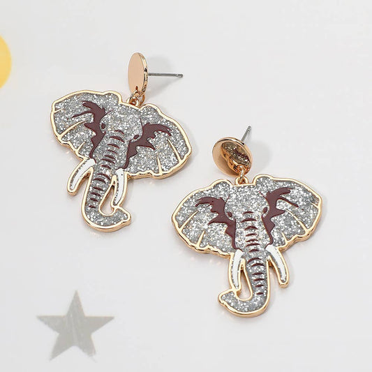 Alabama Elephant Earrings