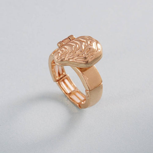 Oyster Locket Ring