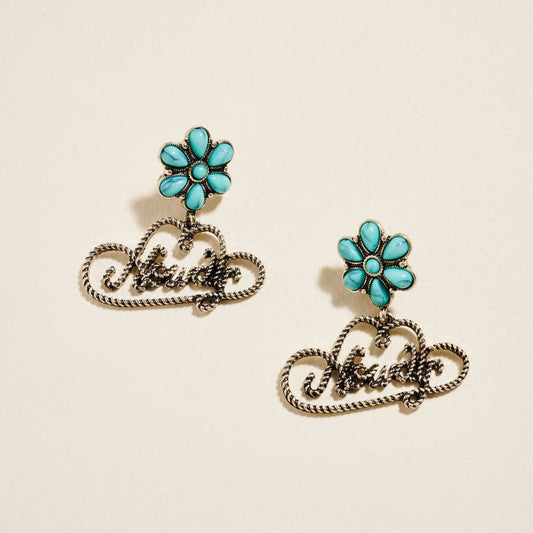 Howdy Cowboy Hat Earrings